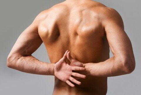 Πόνος στην πλάτη με αυχενική οστεοχονδρωσία